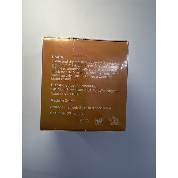 Turmeric Vitamin C Clay Mask, Vitamin C Clay Facial Mask with Kaolin Clay New - Picture 4 of 4